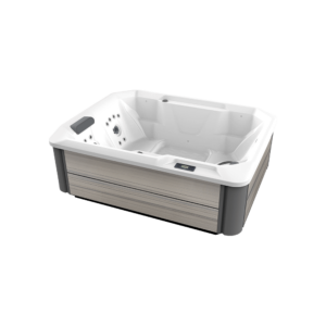 Hot Spring Hot Spot Stride, three-quarter product render of an entry-tier spa.
